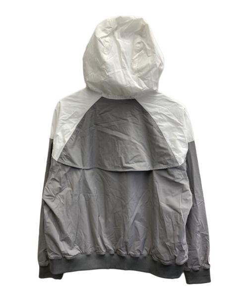 WIND AND SEA（ウィンダンシー）WIND AND SEA (ウィンダンシー) ナイロンジップジャケット ホワイト×グレー サイズ:M 未使用品の古着・服飾アイテム