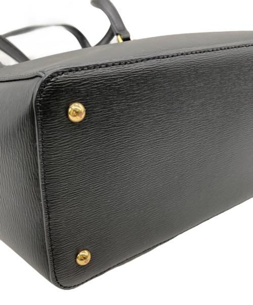 RALPH LAUREN（ラルフローレン）RALPH LAUREN (ラルフローレン) Halee Tote Bag ブラックの古着・服飾アイテム