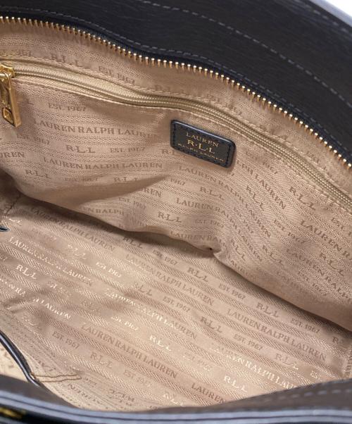 RALPH LAUREN（ラルフローレン）RALPH LAUREN (ラルフローレン) Halee Tote Bag ブラックの古着・服飾アイテム