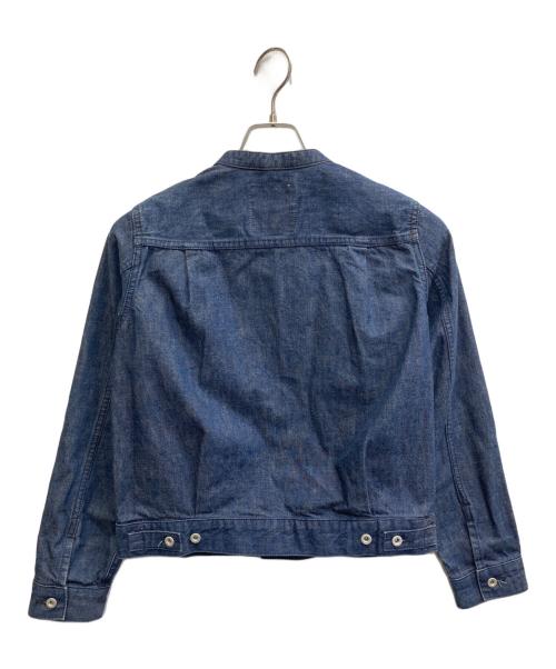 GRANDMA MAMA DAUGHTER（グランマママドーター）GRANDMA MAMA DAUGHTER (グランマママドーター) 21SS スタンドカラー デニムジャケット インディゴの古着・服飾アイテム