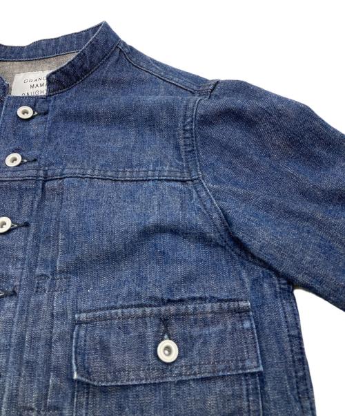 GRANDMA MAMA DAUGHTER（グランマママドーター）GRANDMA MAMA DAUGHTER (グランマママドーター) 21SS スタンドカラー デニムジャケット インディゴの古着・服飾アイテム