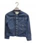 GRANDMA MAMA DAUGHTER（グランマママドーター）の古着「21SS スタンドカラー デニムジャケット」｜インディゴ