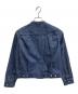 GRANDMA MAMA DAUGHTER (グランマママドーター) 21SS スタンドカラー デニムジャケット インディゴ：8000円