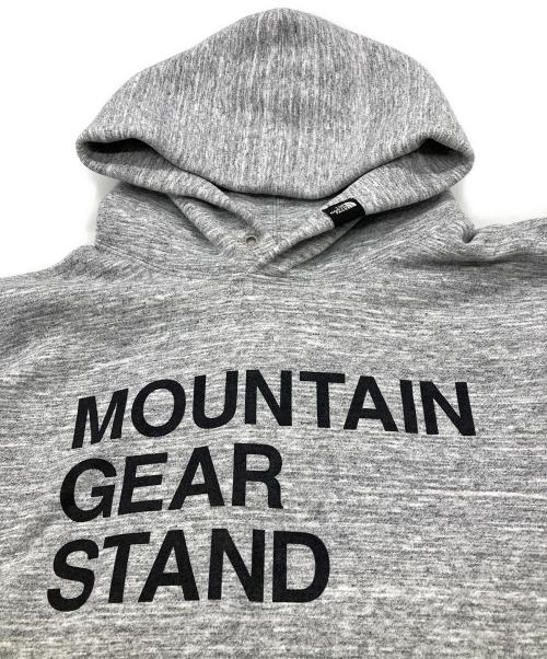 THE NORTH FACE（ザ ノース フェイス）THE NORTH FACE (ザ ノース フェイス) MOUNTAIN GEAR STAND HOODIE グレー サイズ:Mの古着・服飾アイテム