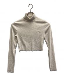 KITH（キス）の古着「Brier Cropped Baby Rib Turtleneck」｜ベージュ