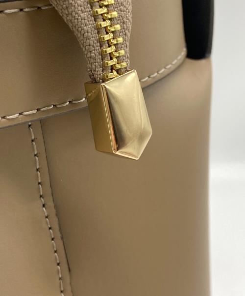 Gianni Notaro（ジャンニ ノターロ）GIANNI NOTARO (ジャンニ ノターロ) バッグインバッグトート ベージュの古着・服飾アイテム