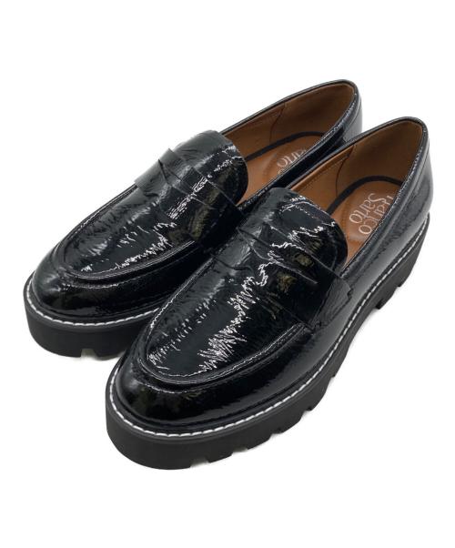franco sarto（フランコサルト）franco sarto (フランコサルト) エナメルローファー ブラック サイズ:23ｃｍの古着・服飾アイテム