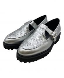 卑弥呼（ヒミコ）の古着「Ｔストラップローファー」｜シルバー