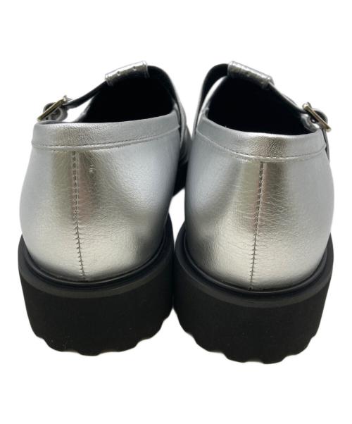 卑弥呼（ヒミコ）卑弥呼 (ヒミコ) Ｔストラップローファー シルバー サイズ:23の古着・服飾アイテム