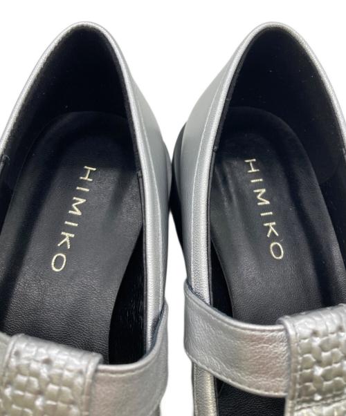 卑弥呼（ヒミコ）卑弥呼 (ヒミコ) Ｔストラップローファー シルバー サイズ:23の古着・服飾アイテム