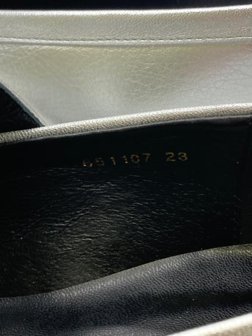 卑弥呼（ヒミコ）卑弥呼 (ヒミコ) Ｔストラップローファー シルバー サイズ:23の古着・服飾アイテム