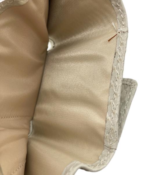 PotioR（ポティオール）PotioR (ポティオール) ミニマル コンパクトウォレット ホワイト×グレーの古着・服飾アイテム