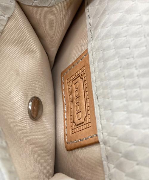 PotioR（ポティオール）PotioR (ポティオール) ミニマル コンパクトウォレット ホワイト×グレーの古着・服飾アイテム