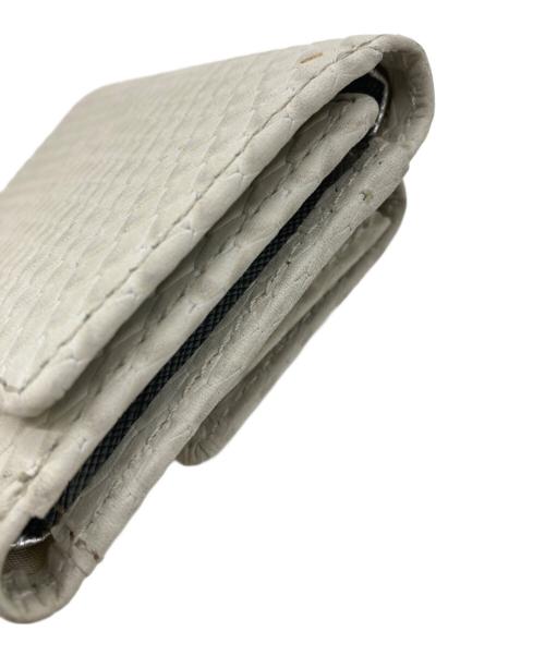 PotioR（ポティオール）PotioR (ポティオール) ミニマル コンパクトウォレット ホワイト×グレーの古着・服飾アイテム