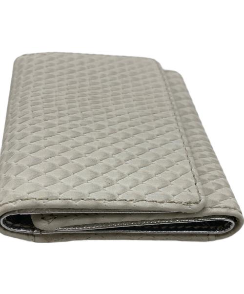 PotioR（ポティオール）PotioR (ポティオール) ミニマル コンパクトウォレット ホワイト×グレーの古着・服飾アイテム