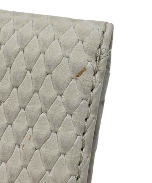 PotioR（ポティオール）PotioR (ポティオール) ミニマル コンパクトウォレット ホワイト×グレーの古着・服飾アイテム