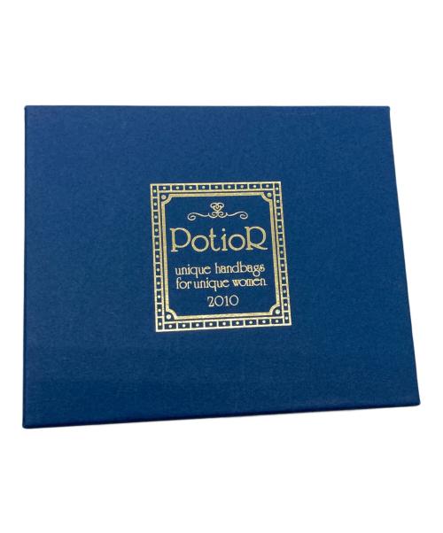 PotioR（ポティオール）PotioR (ポティオール) ミニマル コンパクトウォレット ホワイト×グレーの古着・服飾アイテム