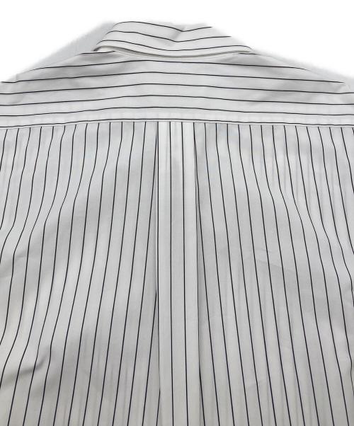 BLAMINK（ブラミンク）BLAMINK (ブラミンク) 25SS コットンストライプレギュラーシャツ ホワイト サイズ:38の古着・服飾アイテム