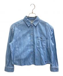 Max Mara WEEK END LINE（マックスマーラ ウイークエンドライン）の古着「ショートデニムシャツ」｜インディゴ