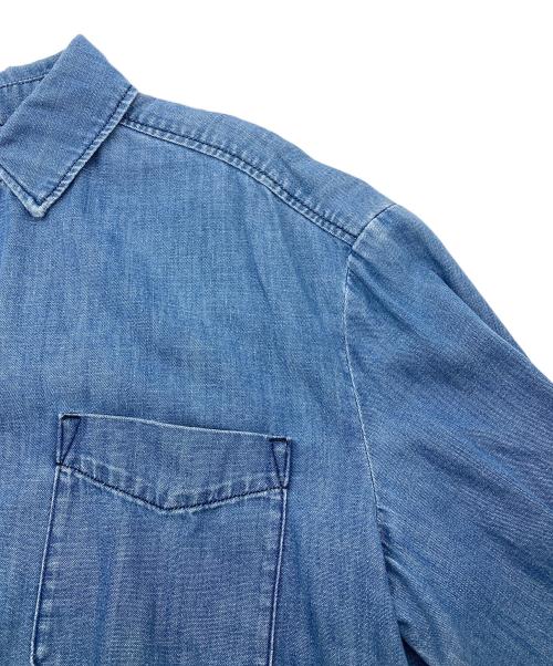 Max Mara WEEK END LINE（マックスマーラ ウイークエンドライン）MAX MARA WEEK END LINE (マックスマーラ ウイークエンドライン) ショートデニムシャツ インディゴ サイズ:38の古着・服飾アイテム