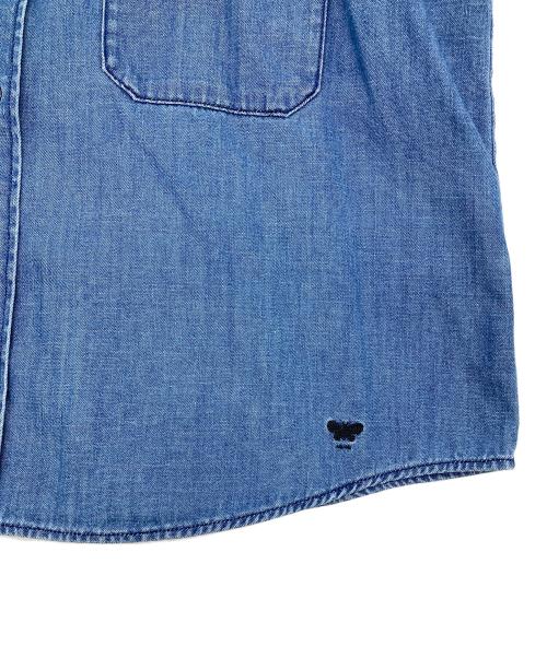 Max Mara WEEK END LINE（マックスマーラ ウイークエンドライン）MAX MARA WEEK END LINE (マックスマーラ ウイークエンドライン) ショートデニムシャツ インディゴ サイズ:38の古着・服飾アイテム