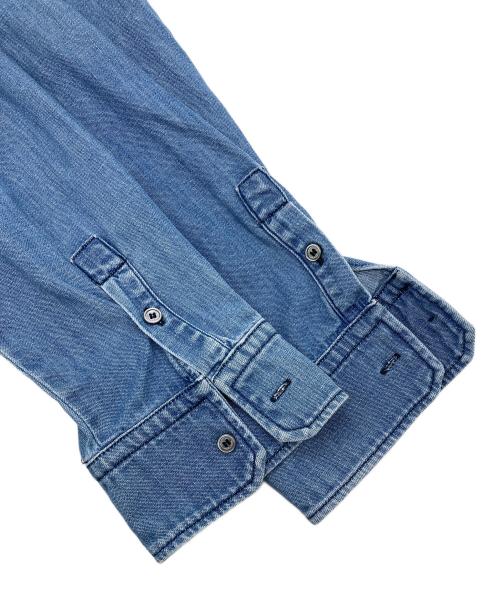 Max Mara WEEK END LINE（マックスマーラ ウイークエンドライン）MAX MARA WEEK END LINE (マックスマーラ ウイークエンドライン) ショートデニムシャツ インディゴ サイズ:38の古着・服飾アイテム