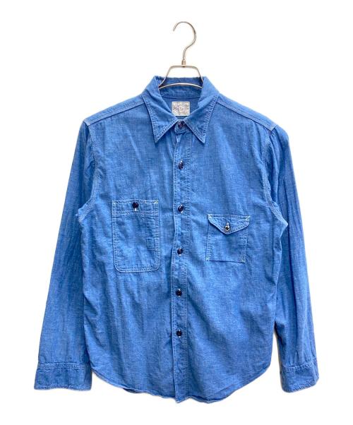 BIG YANK（ビッグヤンク）BIG YANK (ビッグヤンク) MOONLOID別注 1935 ORIGINAL CHAMBRAY インディゴ サイズ:15の古着・服飾アイテム