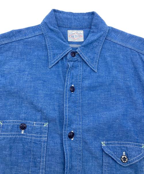 BIG YANK（ビッグヤンク）BIG YANK (ビッグヤンク) MOONLOID別注 1935 ORIGINAL CHAMBRAY インディゴ サイズ:15の古着・服飾アイテム