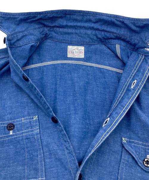 BIG YANK（ビッグヤンク）BIG YANK (ビッグヤンク) MOONLOID別注 1935 ORIGINAL CHAMBRAY インディゴ サイズ:15の古着・服飾アイテム