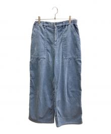 house of lotus（ハウスオブロータス）の古着「コーデュロイワイドパンツ」｜ブルー