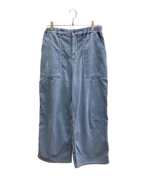 house of lotus（ハウスオブロータス）HOUSE OF LOTUS (ハウスオブロータス) コーデュロイワイドパンツ ブルー サイズ:Mの古着・服飾アイテム
