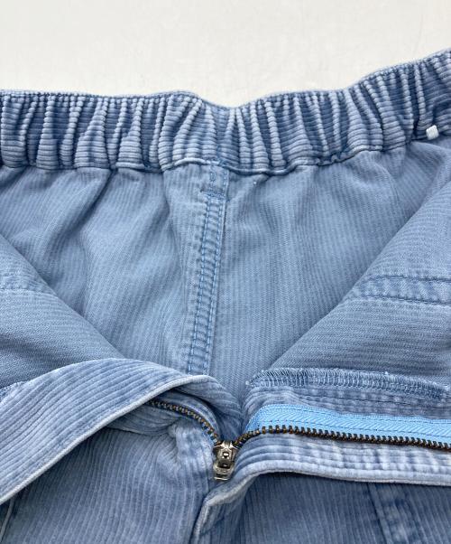 house of lotus（ハウスオブロータス）HOUSE OF LOTUS (ハウスオブロータス) コーデュロイワイドパンツ ブルー サイズ:Mの古着・服飾アイテム