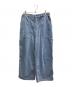 HOUSE OF LOTUS（ハウスオブロータス）の古着「コーデュロイワイドパンツ」｜ブルー