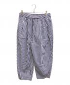 journal standard luxeジャーナルスタンダード ラックス）の古着「25SS タイプクロス タックパンツ」｜ネイビー