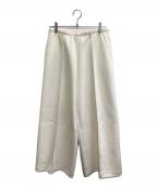 YLEVEイレーヴ）の古着「22AW TWEEDY BONDING JERSEY TR パンツ」｜ベージュ