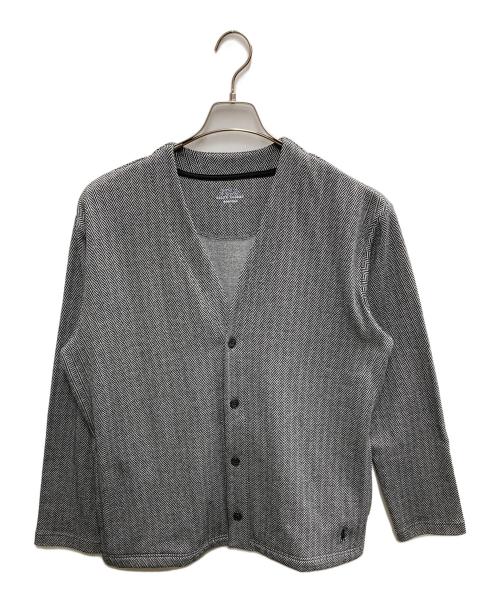 POLO RALPH LAUREN（ポロ・ラルフローレン）POLO RALPH LAUREN (ポロ・ラルフローレン) ヘリンボーン カーディガン グレー サイズ:Lの古着・服飾アイテム