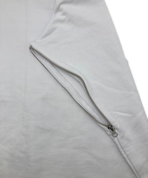 MM6 Maison Margiela（エムエムシックスメゾンマルジェラ）MM6 Maison Margiela (エムエムシックスメゾンマルジェラ) ロゴノースリーブワンピース ホワイト サイズ:14の古着・服飾アイテム