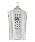 MM6 Maison Margiela（エムエムシックスメゾンマルジェラ）の古着「ロゴノースリーブワンピース」｜ホワイト
