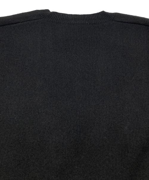 SEEALL（シーオール）SEEALL (シーオール) DEEP V SWEATER YAK ブラック サイズ:Free 未使用品の古着・服飾アイテム