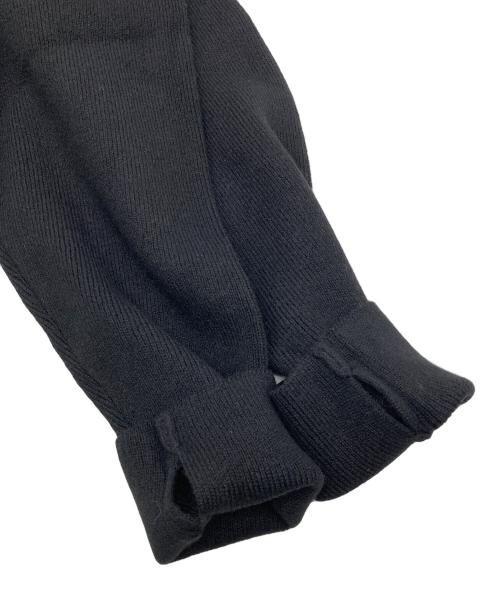 SEEALL（シーオール）SEEALL (シーオール) DEEP V SWEATER YAK ブラック サイズ:Free 未使用品の古着・服飾アイテム