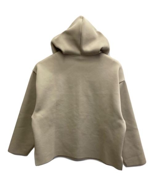 journal standard luxe（ジャーナルスタンダード ラックス）journal standard luxe (ジャーナルスタンダード ラックス) 25AW スムース パーカ ベージュ サイズ:FREEの古着・服飾アイテム