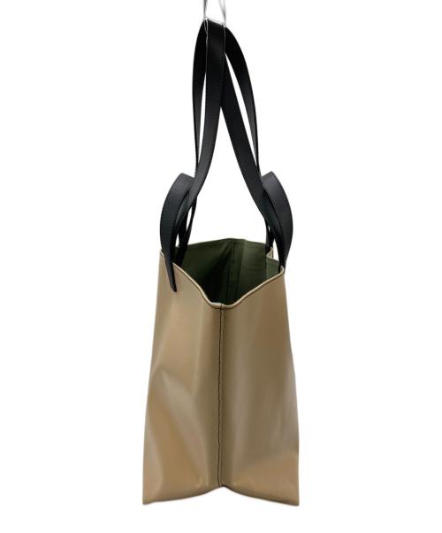 CAHU（カシュ）CAHU (カシュ) LE MINI PRATIQUE トートバッグ ベージュの古着・服飾アイテム