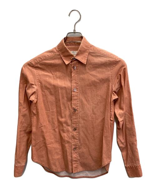 YOHJI YAMAMOTO（ヨウジヤマモト）YOHJI YAMAMOTO (ヨウジヤマモト) コットンシャツ オレンジ サイズ:2の古着・服飾アイテム
