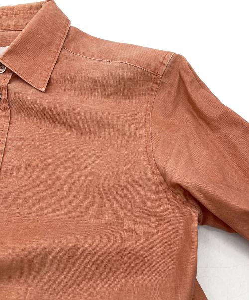YOHJI YAMAMOTO（ヨウジヤマモト）YOHJI YAMAMOTO (ヨウジヤマモト) コットンシャツ オレンジ サイズ:2の古着・服飾アイテム