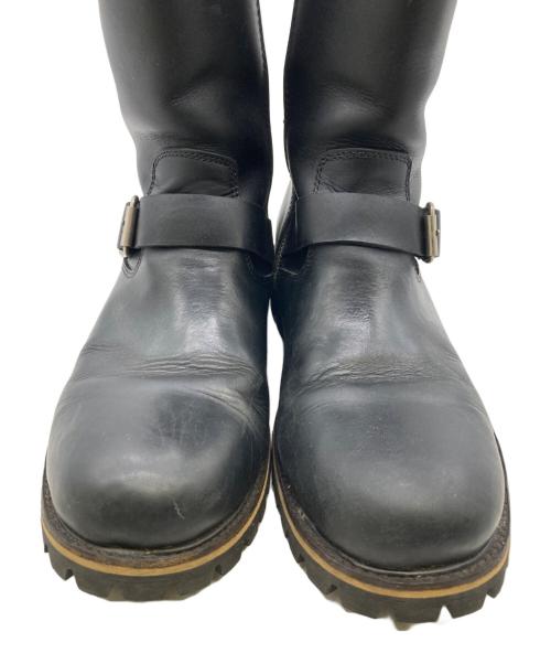 SLOW WEAR LION（スローウェアライオン）Slow Wear Lion (スローウェアライオン) オイルドレザーエンジニアブーツ ブラック サイズ:Mの古着・服飾アイテム
