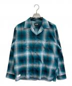 Schottショット）の古着「OMBRE LS SHIRT」｜グリーン