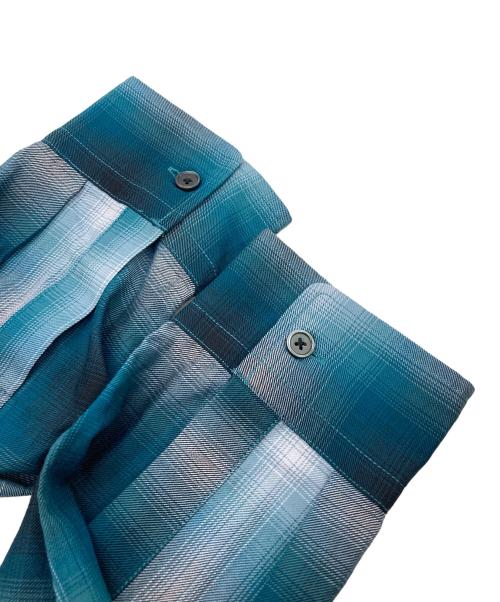 Schott（ショット）Schott (ショット) OMBRE LS SHIRT グリーン サイズ:XLの古着・服飾アイテム