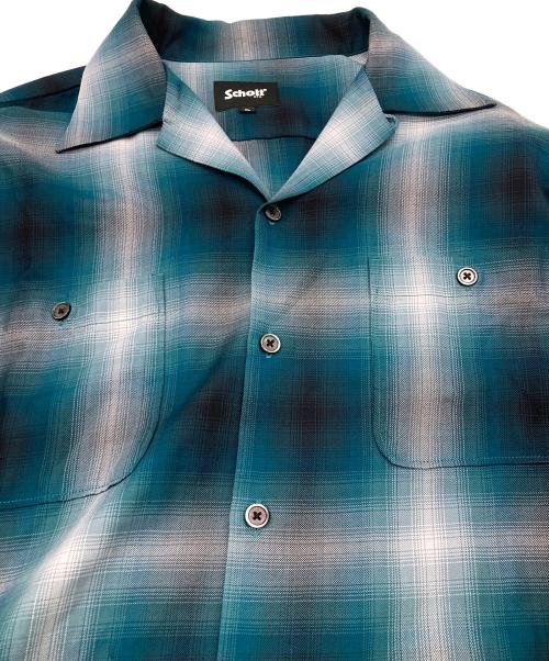 Schott（ショット）Schott (ショット) OMBRE LS SHIRT グリーン サイズ:XLの古着・服飾アイテム