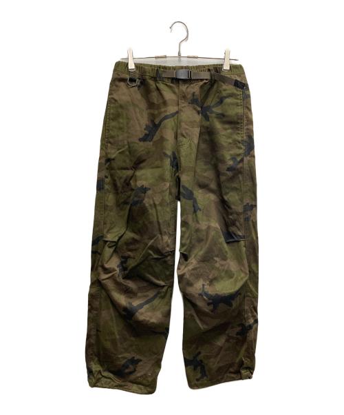 GRAMICCI（グラミチ）GRAMICCI (グラミチ) BEAMS (ビームス) 別注 カモ オーバーパンツ グリーン サイズ:ASIA Lの古着・服飾アイテム