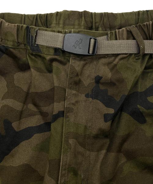 GRAMICCI（グラミチ）GRAMICCI (グラミチ) BEAMS (ビームス) 別注 カモ オーバーパンツ グリーン サイズ:ASIA Lの古着・服飾アイテム
